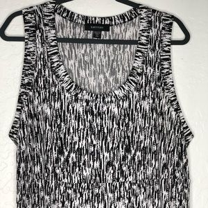 Karen Kane Black & White Midi Dress Size 2X
